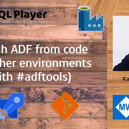 Publish ADF from code to further environments